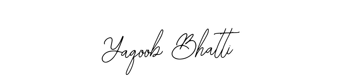 Yaqoob Bhatti stylish signature style. Best Handwritten Sign (Bearetta-2O07w) for my name. Handwritten Signature Collection Ideas for my name Yaqoob Bhatti. Yaqoob Bhatti signature style 12 images and pictures png