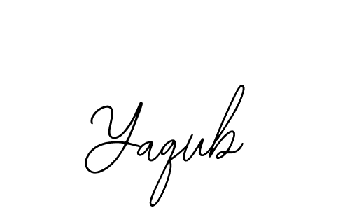 if you are searching for the best signature style for your name Yaqub. so please give up your signature search. here we have designed multiple signature styles  using Bearetta-2O07w. Yaqub signature style 12 images and pictures png