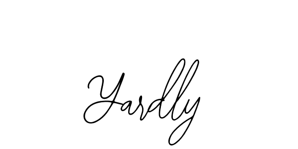 How to make Yardly signature? Bearetta-2O07w is a professional autograph style. Create handwritten signature for Yardly name. Yardly signature style 12 images and pictures png