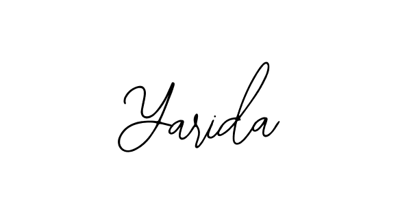 Bearetta-2O07w is a professional signature style that is perfect for those who want to add a touch of class to their signature. It is also a great choice for those who want to make their signature more unique. Get Yarida name to fancy signature for free. Yarida signature style 12 images and pictures png