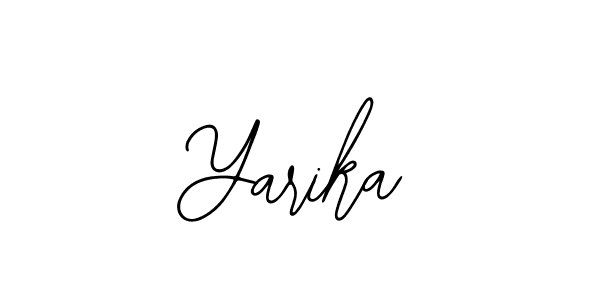Make a beautiful signature design for name Yarika. Use this online signature maker to create a handwritten signature for free. Yarika signature style 12 images and pictures png
