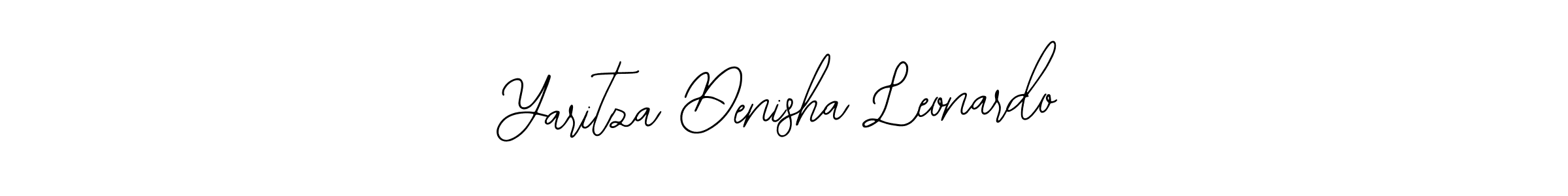 Also You can easily find your signature by using the search form. We will create Yaritza Denisha Leonardo name handwritten signature images for you free of cost using Bearetta-2O07w sign style. Yaritza Denisha Leonardo signature style 12 images and pictures png
