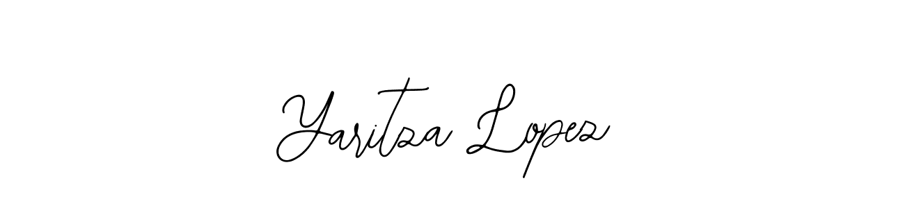 Bearetta-2O07w is a professional signature style that is perfect for those who want to add a touch of class to their signature. It is also a great choice for those who want to make their signature more unique. Get Yaritza Lopez name to fancy signature for free. Yaritza Lopez signature style 12 images and pictures png