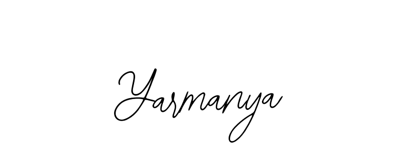 Yarmanya stylish signature style. Best Handwritten Sign (Bearetta-2O07w) for my name. Handwritten Signature Collection Ideas for my name Yarmanya. Yarmanya signature style 12 images and pictures png