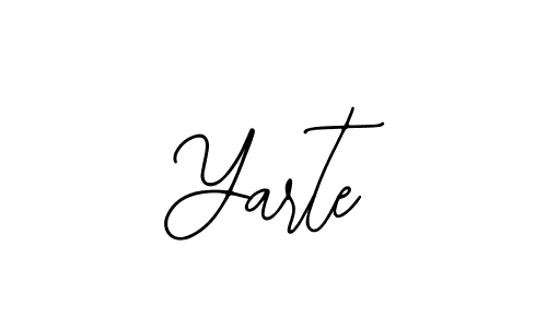 It looks lik you need a new signature style for name Yarte. Design unique handwritten (Bearetta-2O07w) signature with our free signature maker in just a few clicks. Yarte signature style 12 images and pictures png