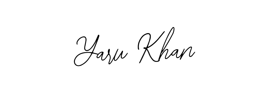 How to make Yaru Khan signature? Bearetta-2O07w is a professional autograph style. Create handwritten signature for Yaru Khan name. Yaru Khan signature style 12 images and pictures png