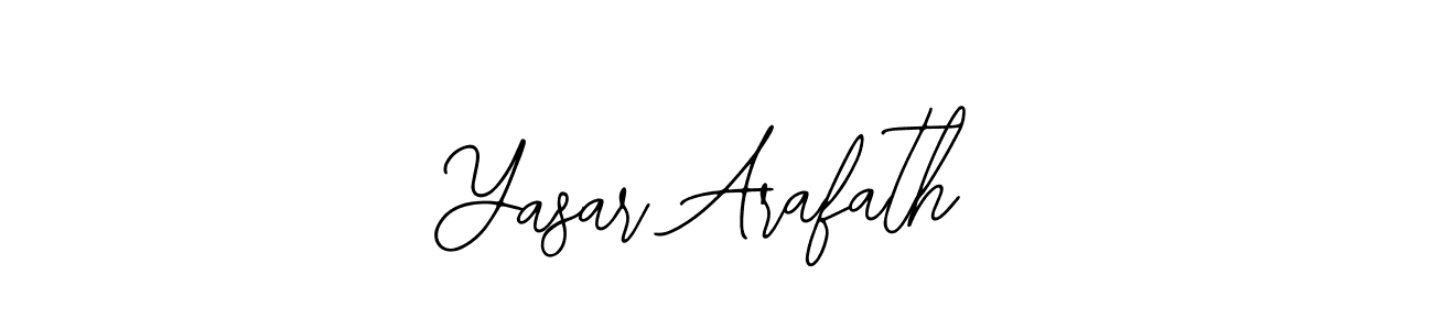 How to make Yasar Arafath name signature. Use Bearetta-2O07w style for creating short signs online. This is the latest handwritten sign. Yasar Arafath signature style 12 images and pictures png