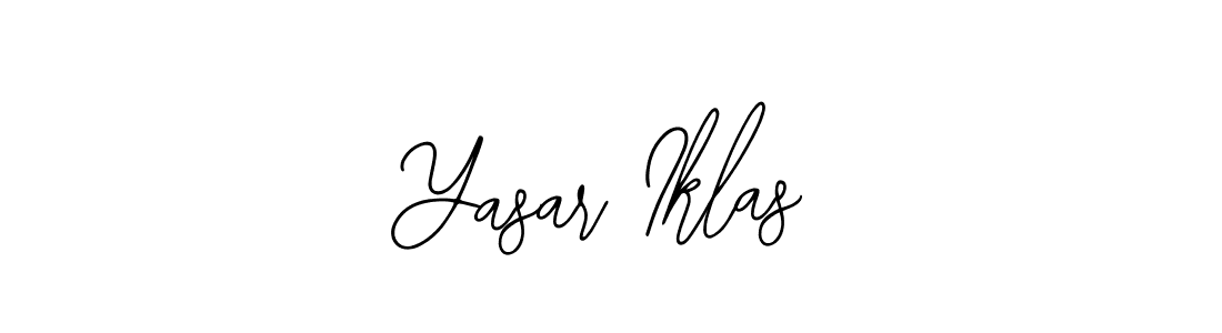 Design your own signature with our free online signature maker. With this signature software, you can create a handwritten (Bearetta-2O07w) signature for name Yasar Iklas. Yasar Iklas signature style 12 images and pictures png