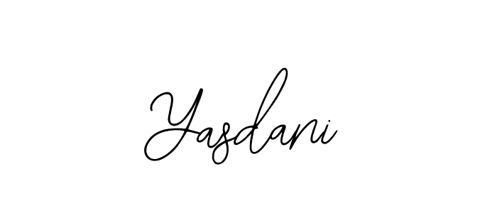 Create a beautiful signature design for name Yasdani. With this signature (Bearetta-2O07w) fonts, you can make a handwritten signature for free. Yasdani signature style 12 images and pictures png