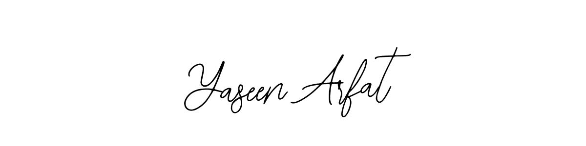 Create a beautiful signature design for name Yaseen Arfat. With this signature (Bearetta-2O07w) fonts, you can make a handwritten signature for free. Yaseen Arfat signature style 12 images and pictures png