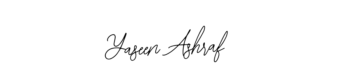 How to make Yaseen Ashraf name signature. Use Bearetta-2O07w style for creating short signs online. This is the latest handwritten sign. Yaseen Ashraf signature style 12 images and pictures png