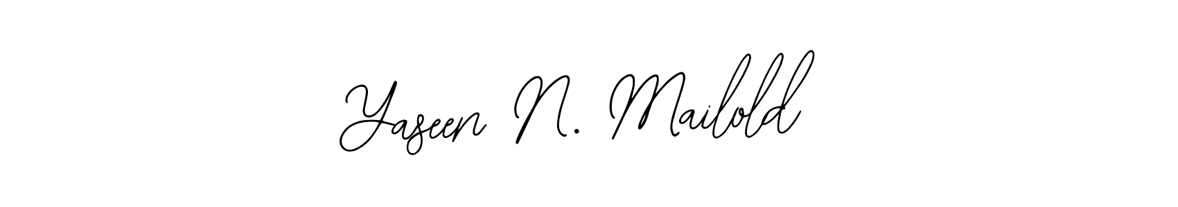 This is the best signature style for the Yaseen N. Mailold name. Also you like these signature font (Bearetta-2O07w). Mix name signature. Yaseen N. Mailold signature style 12 images and pictures png