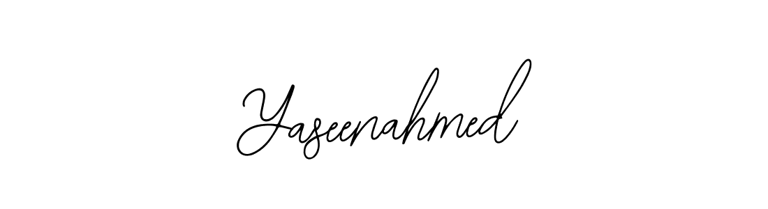 Bearetta-2O07w is a professional signature style that is perfect for those who want to add a touch of class to their signature. It is also a great choice for those who want to make their signature more unique. Get Yaseenahmed name to fancy signature for free. Yaseenahmed signature style 12 images and pictures png
