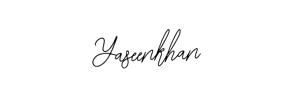 The best way (Bearetta-2O07w) to make a short signature is to pick only two or three words in your name. The name Yaseenkhan include a total of six letters. For converting this name. Yaseenkhan signature style 12 images and pictures png