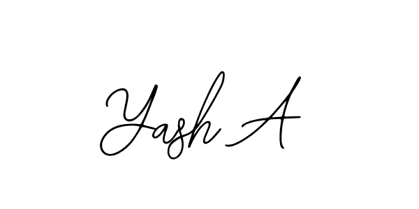 if you are searching for the best signature style for your name Yash A. so please give up your signature search. here we have designed multiple signature styles  using Bearetta-2O07w. Yash A signature style 12 images and pictures png