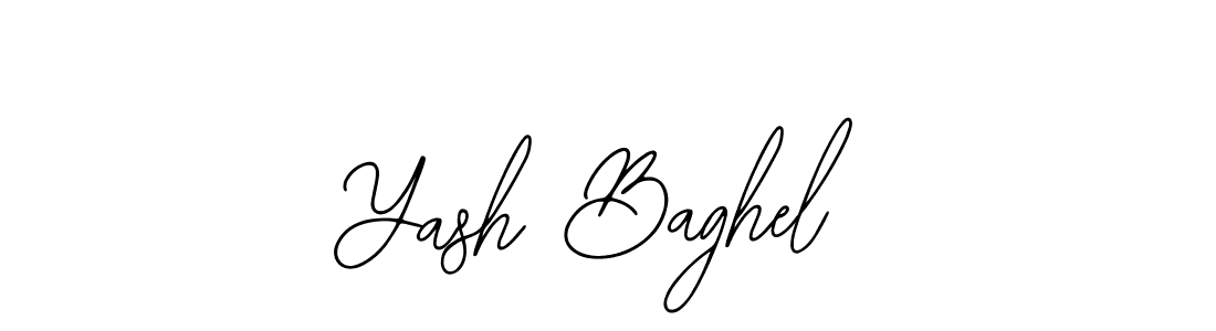 The best way (Bearetta-2O07w) to make a short signature is to pick only two or three words in your name. The name Yash Baghel include a total of six letters. For converting this name. Yash Baghel signature style 12 images and pictures png