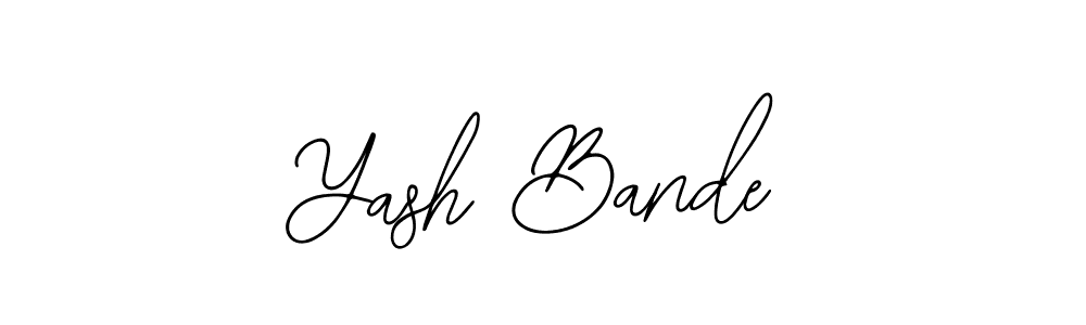 How to make Yash Bande signature? Bearetta-2O07w is a professional autograph style. Create handwritten signature for Yash Bande name. Yash Bande signature style 12 images and pictures png