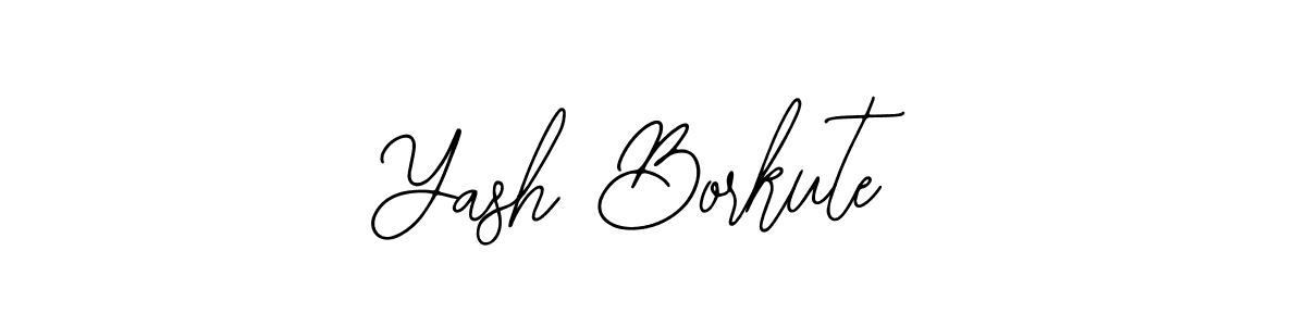 Make a beautiful signature design for name Yash Borkute. Use this online signature maker to create a handwritten signature for free. Yash Borkute signature style 12 images and pictures png