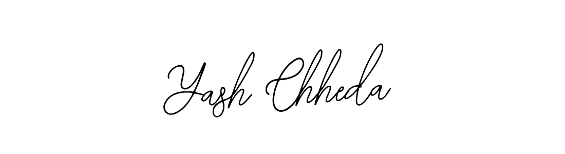 Also You can easily find your signature by using the search form. We will create Yash Chheda name handwritten signature images for you free of cost using Bearetta-2O07w sign style. Yash Chheda signature style 12 images and pictures png