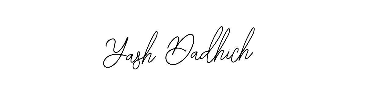 You can use this online signature creator to create a handwritten signature for the name Yash Dadhich. This is the best online autograph maker. Yash Dadhich signature style 12 images and pictures png