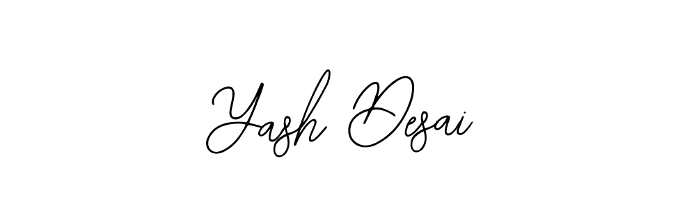 Yash Desai stylish signature style. Best Handwritten Sign (Bearetta-2O07w) for my name. Handwritten Signature Collection Ideas for my name Yash Desai. Yash Desai signature style 12 images and pictures png