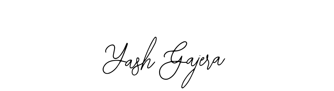 Make a beautiful signature design for name Yash Gajera. With this signature (Bearetta-2O07w) style, you can create a handwritten signature for free. Yash Gajera signature style 12 images and pictures png