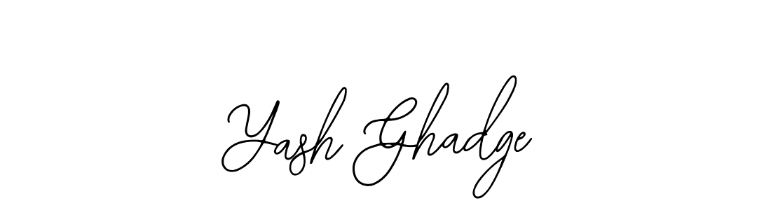 Make a beautiful signature design for name Yash Ghadge. Use this online signature maker to create a handwritten signature for free. Yash Ghadge signature style 12 images and pictures png