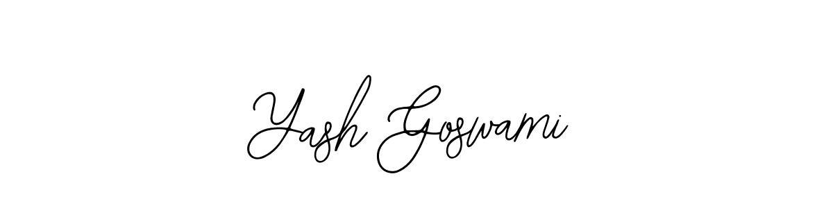 Make a beautiful signature design for name Yash Goswami. With this signature (Bearetta-2O07w) style, you can create a handwritten signature for free. Yash Goswami signature style 12 images and pictures png