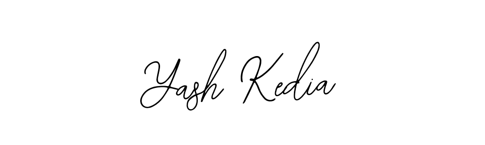 Bearetta-2O07w is a professional signature style that is perfect for those who want to add a touch of class to their signature. It is also a great choice for those who want to make their signature more unique. Get Yash Kedia name to fancy signature for free. Yash Kedia signature style 12 images and pictures png
