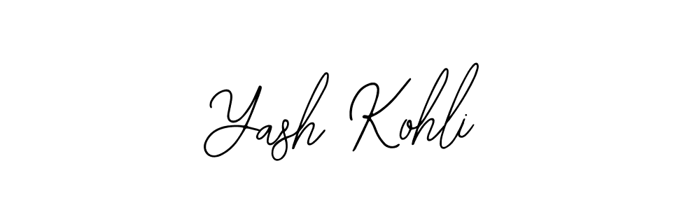 Make a beautiful signature design for name Yash Kohli. With this signature (Bearetta-2O07w) style, you can create a handwritten signature for free. Yash Kohli signature style 12 images and pictures png