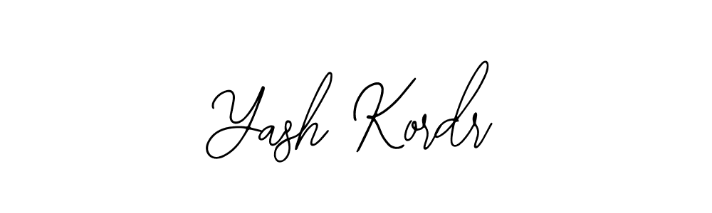 The best way (Bearetta-2O07w) to make a short signature is to pick only two or three words in your name. The name Yash Kordr include a total of six letters. For converting this name. Yash Kordr signature style 12 images and pictures png