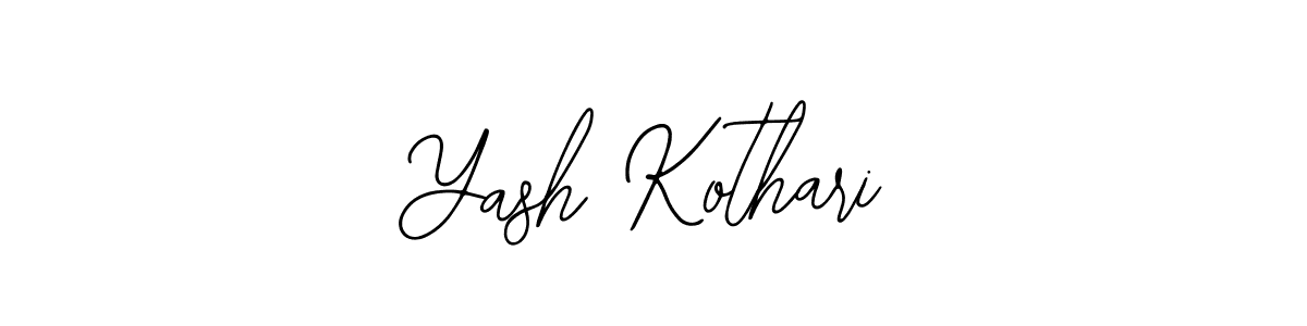 You should practise on your own different ways (Bearetta-2O07w) to write your name (Yash Kothari) in signature. don't let someone else do it for you. Yash Kothari signature style 12 images and pictures png