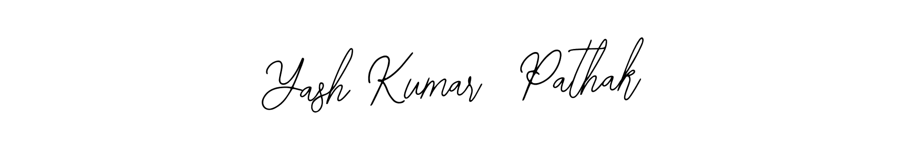 Similarly Bearetta-2O07w is the best handwritten signature design. Signature creator online .You can use it as an online autograph creator for name Yash Kumar  Pathak. Yash Kumar  Pathak signature style 12 images and pictures png