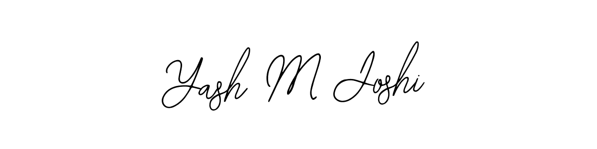 Also You can easily find your signature by using the search form. We will create Yash M Joshi name handwritten signature images for you free of cost using Bearetta-2O07w sign style. Yash M Joshi signature style 12 images and pictures png