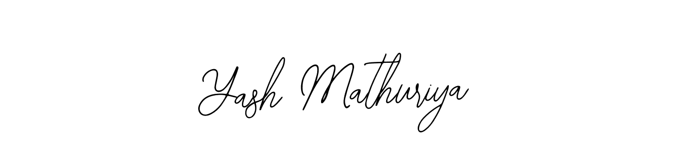 Make a beautiful signature design for name Yash Mathuriya. Use this online signature maker to create a handwritten signature for free. Yash Mathuriya signature style 12 images and pictures png
