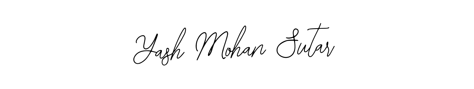 Create a beautiful signature design for name Yash Mohan Sutar. With this signature (Bearetta-2O07w) fonts, you can make a handwritten signature for free. Yash Mohan Sutar signature style 12 images and pictures png
