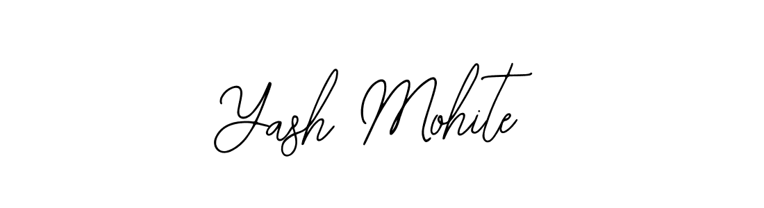 Make a beautiful signature design for name Yash Mohite. With this signature (Bearetta-2O07w) style, you can create a handwritten signature for free. Yash Mohite signature style 12 images and pictures png