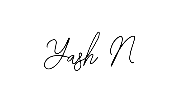 How to make Yash N signature? Bearetta-2O07w is a professional autograph style. Create handwritten signature for Yash N name. Yash N signature style 12 images and pictures png