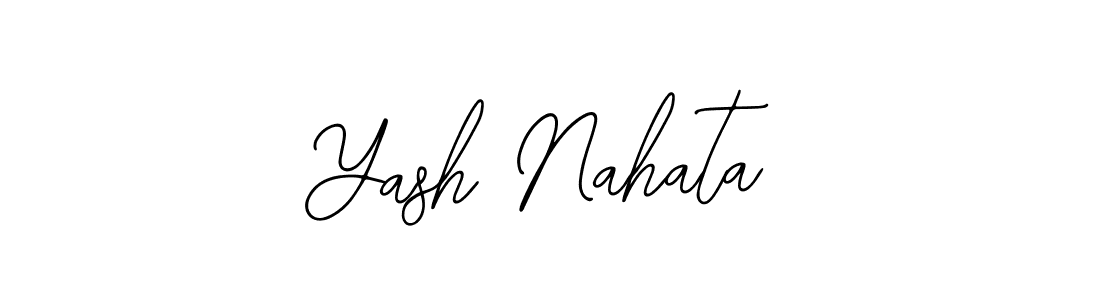 Similarly Bearetta-2O07w is the best handwritten signature design. Signature creator online .You can use it as an online autograph creator for name Yash Nahata. Yash Nahata signature style 12 images and pictures png
