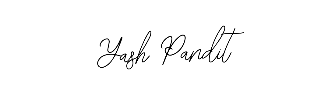 Make a beautiful signature design for name Yash Pandit. With this signature (Bearetta-2O07w) style, you can create a handwritten signature for free. Yash Pandit signature style 12 images and pictures png