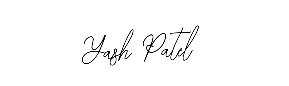 You should practise on your own different ways (Bearetta-2O07w) to write your name (Yash Patel) in signature. don't let someone else do it for you. Yash Patel signature style 12 images and pictures png