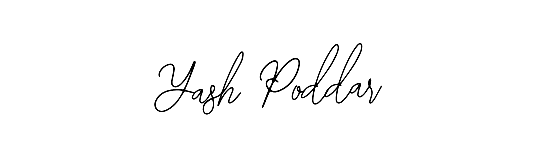 Make a beautiful signature design for name Yash Poddar. With this signature (Bearetta-2O07w) style, you can create a handwritten signature for free. Yash Poddar signature style 12 images and pictures png