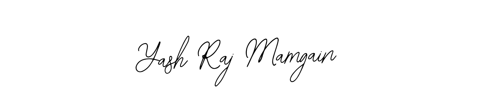 Use a signature maker to create a handwritten signature online. With this signature software, you can design (Bearetta-2O07w) your own signature for name Yash Raj Mamgain. Yash Raj Mamgain signature style 12 images and pictures png