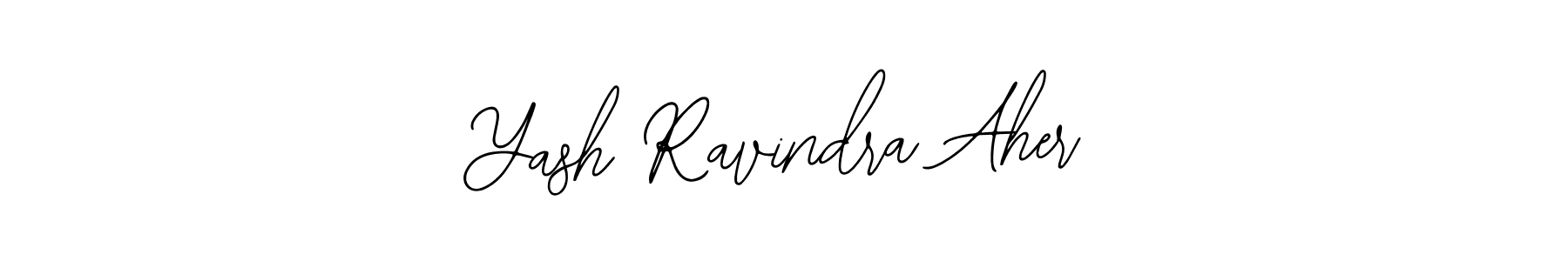 How to Draw Yash Ravindra Aher signature style? Bearetta-2O07w is a latest design signature styles for name Yash Ravindra Aher. Yash Ravindra Aher signature style 12 images and pictures png