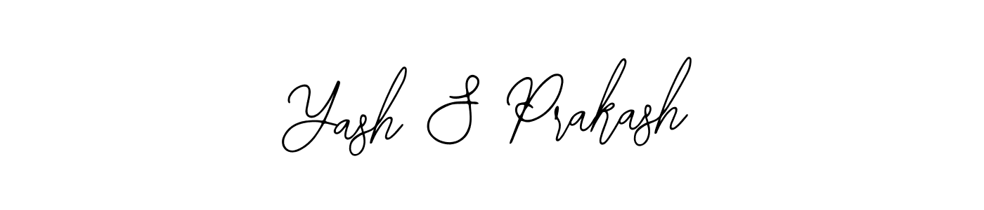 Make a beautiful signature design for name Yash S Prakash. With this signature (Bearetta-2O07w) style, you can create a handwritten signature for free. Yash S Prakash signature style 12 images and pictures png