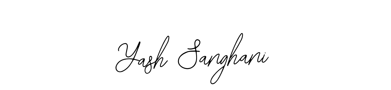 Yash Sanghani stylish signature style. Best Handwritten Sign (Bearetta-2O07w) for my name. Handwritten Signature Collection Ideas for my name Yash Sanghani. Yash Sanghani signature style 12 images and pictures png