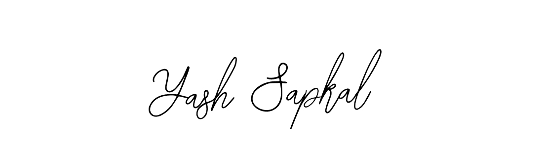 Create a beautiful signature design for name Yash Sapkal. With this signature (Bearetta-2O07w) fonts, you can make a handwritten signature for free. Yash Sapkal signature style 12 images and pictures png