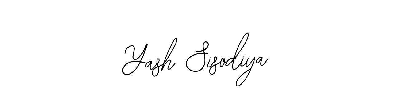 Bearetta-2O07w is a professional signature style that is perfect for those who want to add a touch of class to their signature. It is also a great choice for those who want to make their signature more unique. Get Yash Sisodiya name to fancy signature for free. Yash Sisodiya signature style 12 images and pictures png
