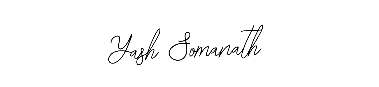 Make a beautiful signature design for name Yash Somanath. With this signature (Bearetta-2O07w) style, you can create a handwritten signature for free. Yash Somanath signature style 12 images and pictures png