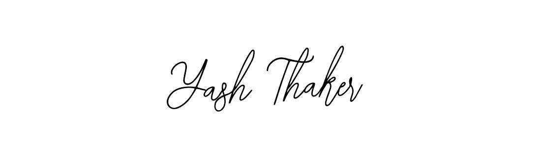 Create a beautiful signature design for name Yash Thaker. With this signature (Bearetta-2O07w) fonts, you can make a handwritten signature for free. Yash Thaker signature style 12 images and pictures png